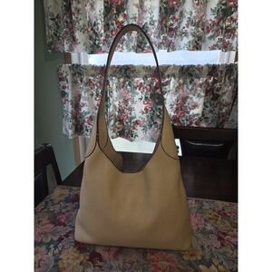COACH Brooklyn Shoulder Bag 28 Leather CU068 Tan